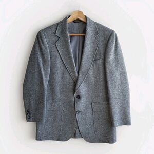 Vintage Adam’s Row Anderson Little Men’s Wool Gray Sport Coat Blazer Size 39